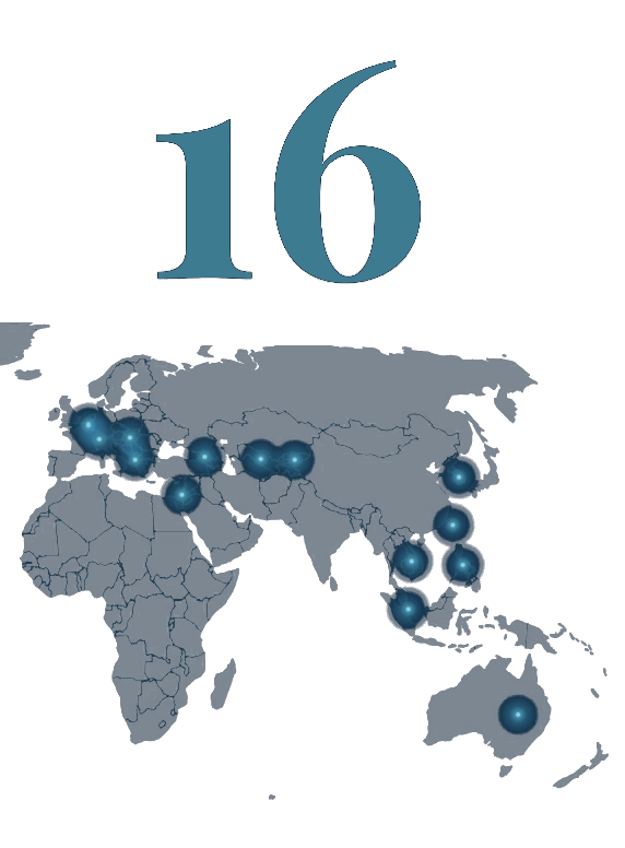 16 first-in-country market entries infographic